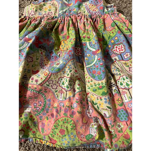 Jelly the Pug Dress Floral Garden Path 2T Whimsical Fun Novelty Dress - Picture 5 of 7